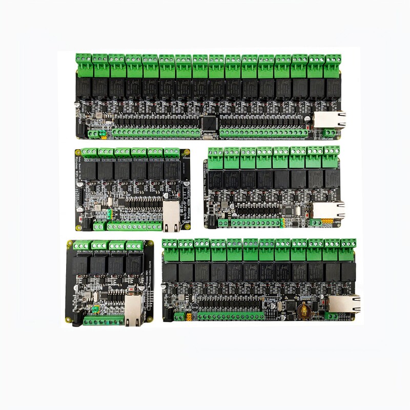 Modbus RTU 2/4/6/8路网络继电器以太网输出远程控制IO模块TCP/IP