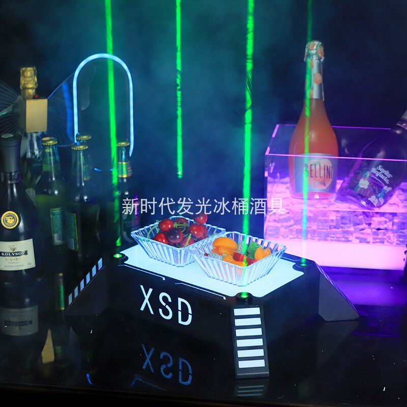 酒吧xo发光酒座香槟黑桃A底座