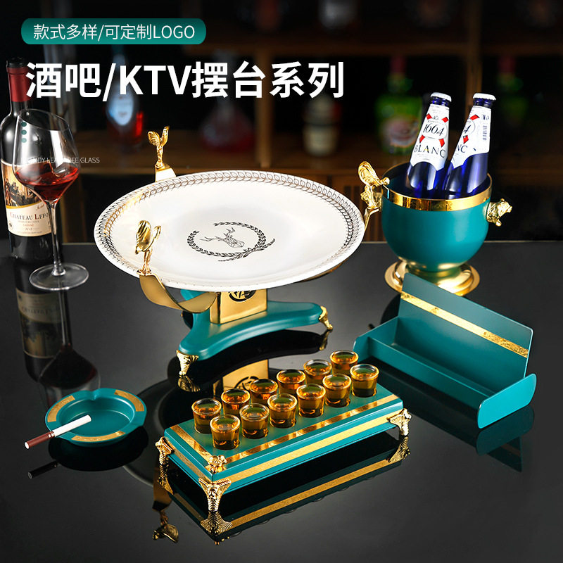 Ktv不锈钢摆台用品全套高档果盘架酒吧夜总会话筒架纸巾盒烟灰缸,餐饮具,酒架,淘宝优惠券,粉丝福利购,淘宝优惠卷