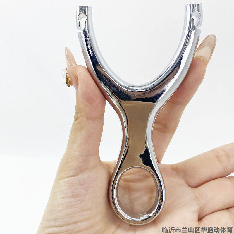 反曲君王镜面抛光弹弓户外竞技大威力君王弹弓传统合金弹弓架批发