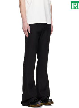 IREX*Capper同款经典微喇西裤男cleanfit高街黑色抗皱垂感休闲裤