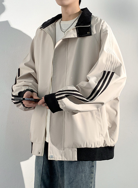 MTVO迈特优工装外套男生春秋季2025新款宽松夹克棒球服男士冲锋衣