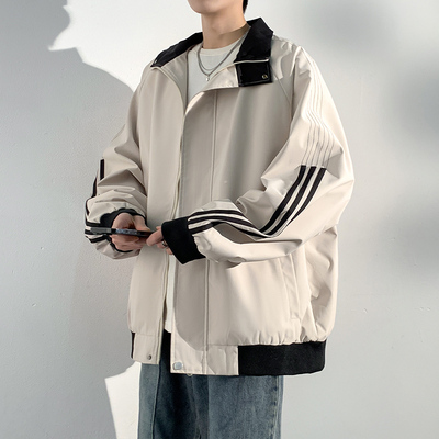 MTVO迈特优工装外套男生春秋季2025新款宽松夹克棒球服男士冲锋衣