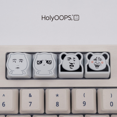 键盘上的魔性表情包个性键帽