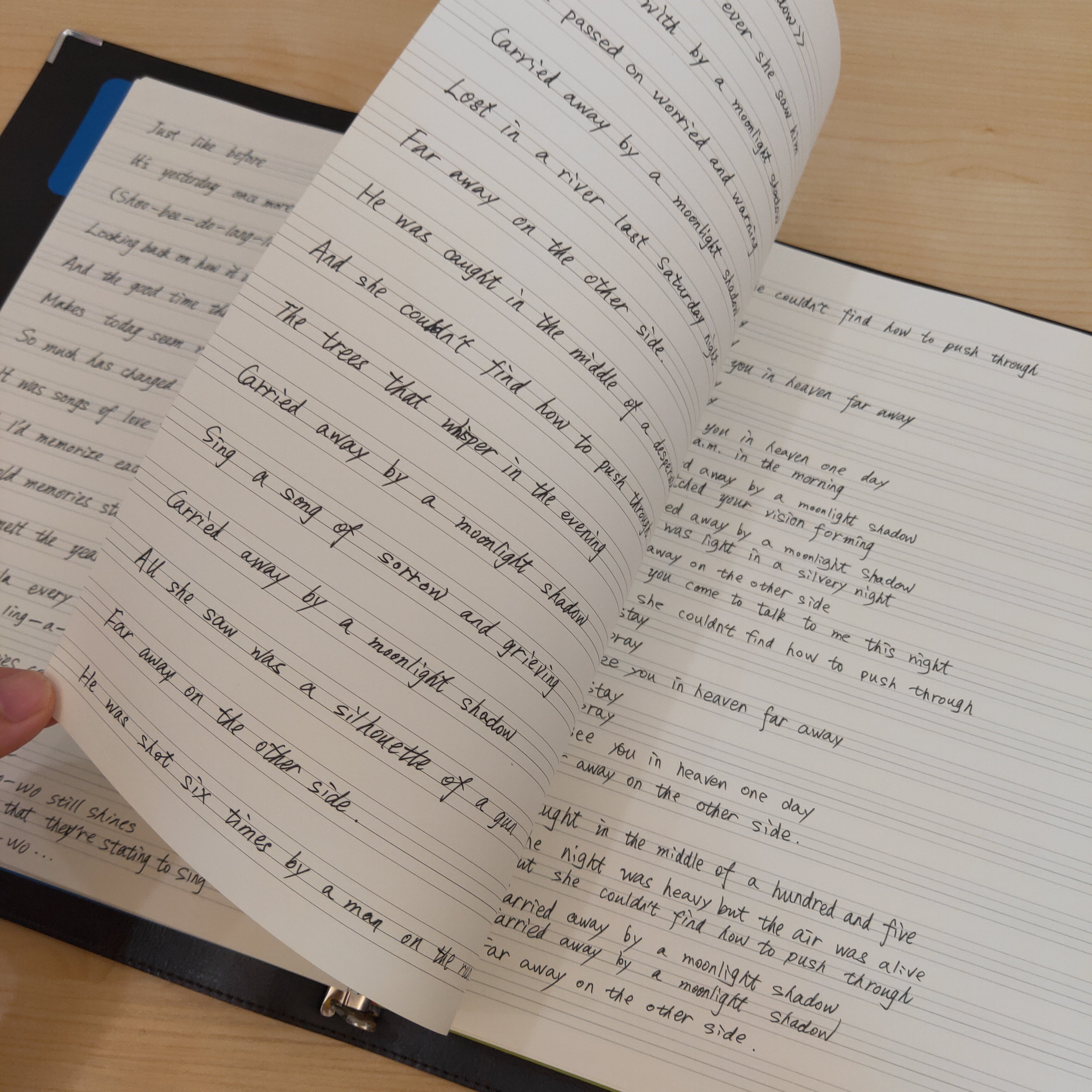 【超大英语本】a4可拆卸活页英文文摘练字本作文本初中高中大学加厚