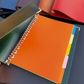 可选 式 26孔B5软皮面可拆卸活页本康奈尔活页笔记本 24种纸张款