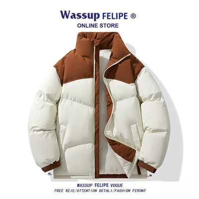 WASSUPFELIPE美式羽绒棉服男款