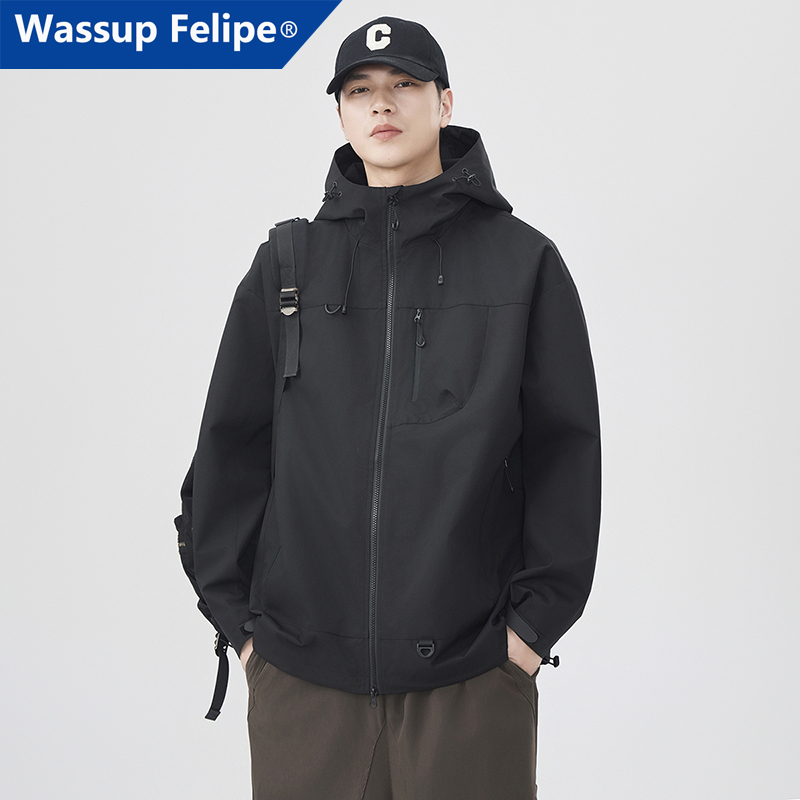 WASSUP冲锋外套男女登山服夹克