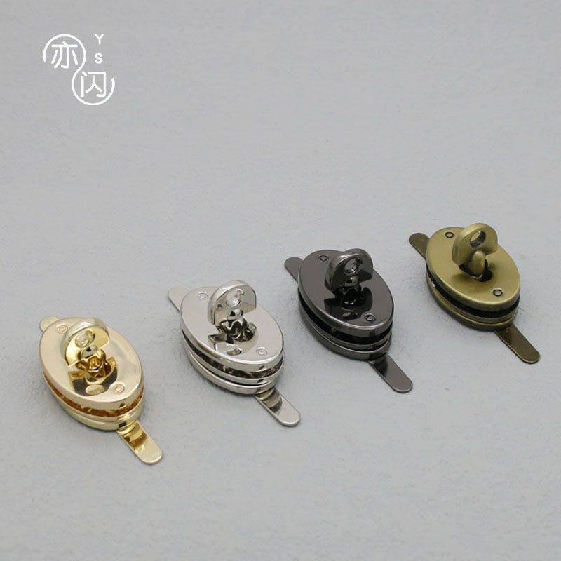 包包锁扣配件箱包配件金属扣子替换添加锁扣配件包扣锁diy锁卡扣