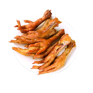 张金涛熏鸡爪子 卓资山特产真空熟食卤味熏香即食休闲小吃