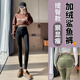 女外穿2026新款 收腹提臀九分裤 瑜伽裤 加绒加厚打底裤 秋冬季 鲨鱼裤