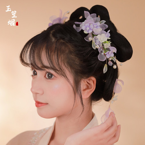 玉笙烟原创首饰剪春发夹