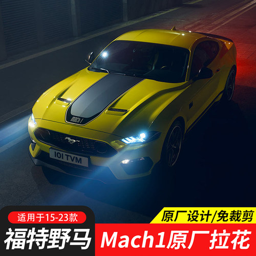 福特野马原厂拉花mach1纪念版