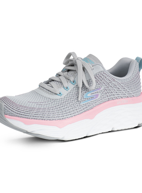 Skechers斯凯奇美版透气网布拼接女轻质缓震跑步跑鞋17693