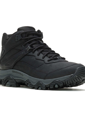MERRELL迈乐男MOAB ADVENTURE 3户外中帮休闲皮面登山鞋徒步鞋