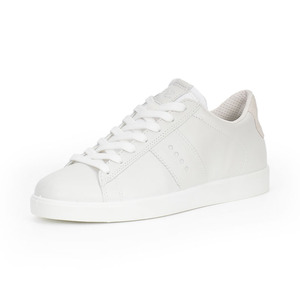 ECCO爱步 女鞋小白鞋春夏新板鞋运动休闲鞋柔酷 212803