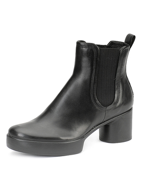 ECCO爱步Shape Sculpted Motion 35女靴高跟短筒靴切尔西靴207613