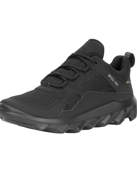 ECCO爱步运动鞋 女撞色防水轻便复古跑鞋 驱动820193