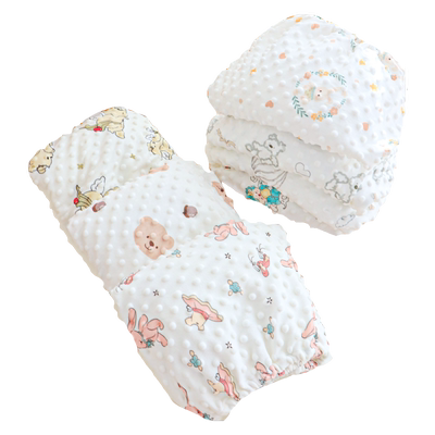 玄乐语婴儿床豆豆绒床笠秋冬季用