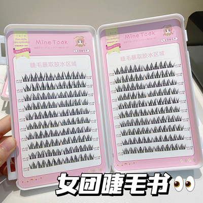 minetook女团睫毛书假睫毛