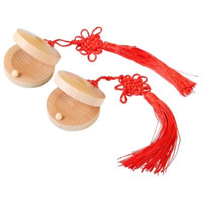 木质响板塑料快板儿童打击乐器