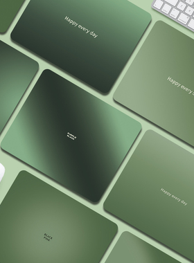 晕染渐变鼠标垫办公护腕软垫绿色学习书桌垫男女生电脑键盘桌面垫