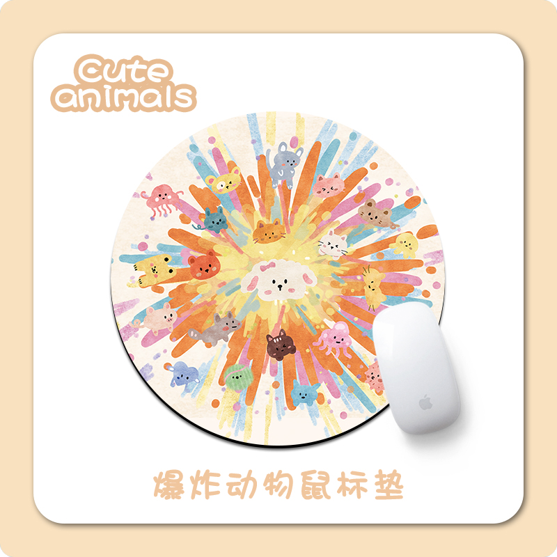 小巧便携橡胶鼠标垫支持定制