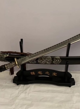 户撒非物质文化遗产纯手工锻打制作马刀 工艺品 摆件 未开刃