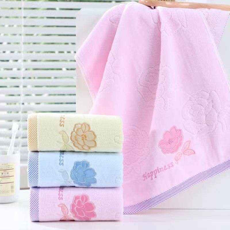 冲凉吸水柔软情侣通用全棉毛巾
