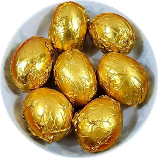 15*15cm黄金糯米蛋专用锡纸彩色手工巧克力茶铝箔纸咸鸭蛋包装纸