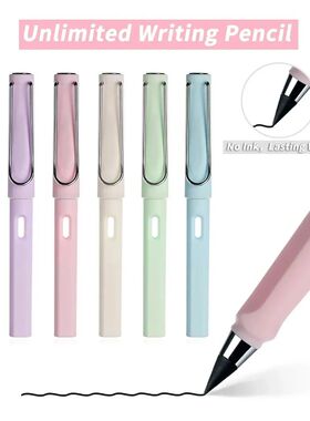 1Pc Eternal Pencil Unlimited Writing No Ink Pen Pencils 铅笔