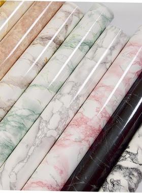 2024 Thick marble sticker wallpaper self adhesive kitchen