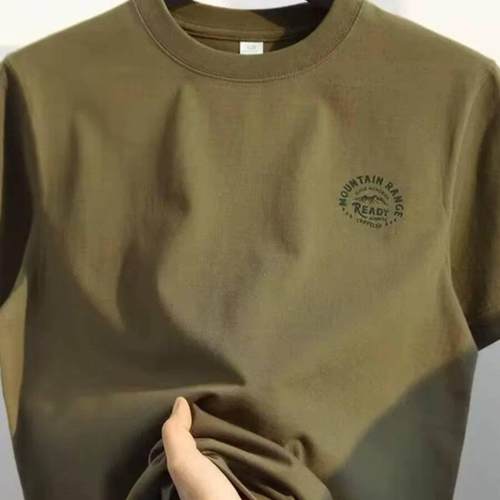 外贸撤回尾货清仓捡漏~纯棉潮牌短袖纯棉T恤男女士宽松百搭上衣