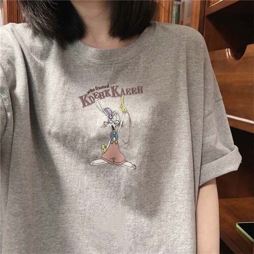 外贸出口尾单~剪标撤柜清仓捡漏夏季短袖T恤男装女装纯棉宽松潮牌