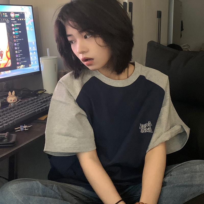 外贸撤回尾货清仓捡漏~纯棉潮牌 夏季短袖T恤男女装宽松百搭上衣
