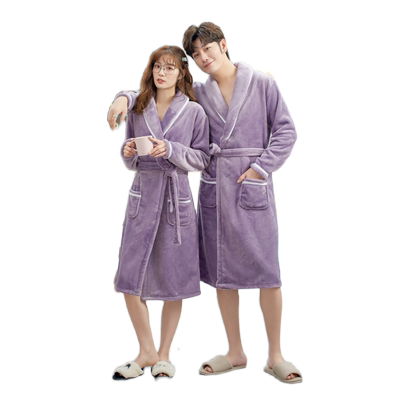 秋冬珊瑚绒加绒加厚冬季家居服