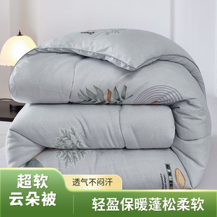雅鹿加厚被子被芯冬被春秋冬季 通用 丝棉被空调被冬天棉絮保暖四季