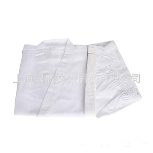 比赛成人松涛斜纹极真会空手道服出口空手道品质服装儿童训练