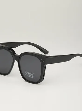 眼镜偏光太阳镜套镜男士夹片近视外框可戴防紫外线开车女墨镜