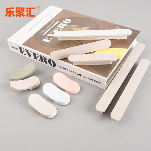 乐聚汇抽屉衣柜柜门拉手羊绒灰