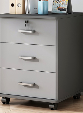 Under desk filing cabinet, office cabinet, wooden storage