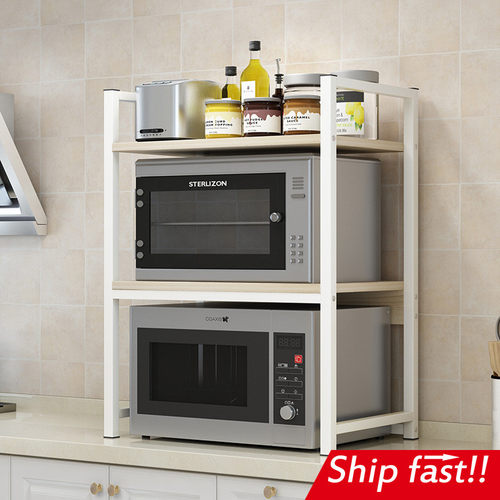 toaster tray stand microwave oven rack Kitchen shelf微波炉架