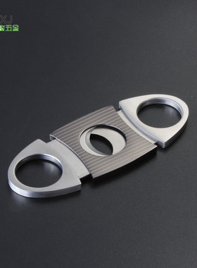 Stainless steel double-edged cigar cutter 不锈钢雪茄剪
