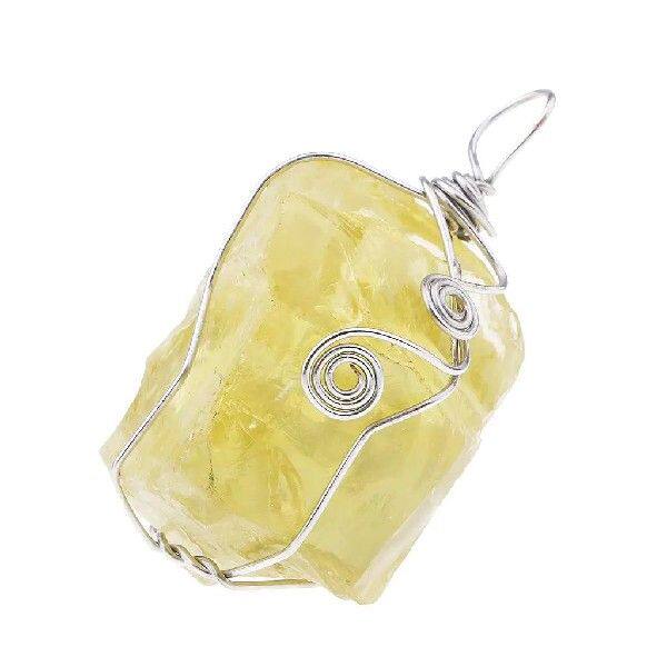 25-30mm Citrine Crystal Quartz, Natural Feng Shui Lucky for - 实物图