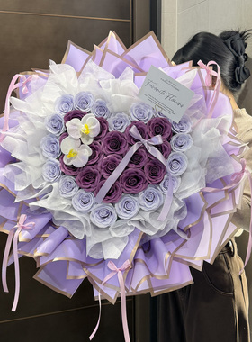 永生花玫瑰多巴胺缤纷系列香皂花情人节结婚送女朋友闺蜜生日礼物