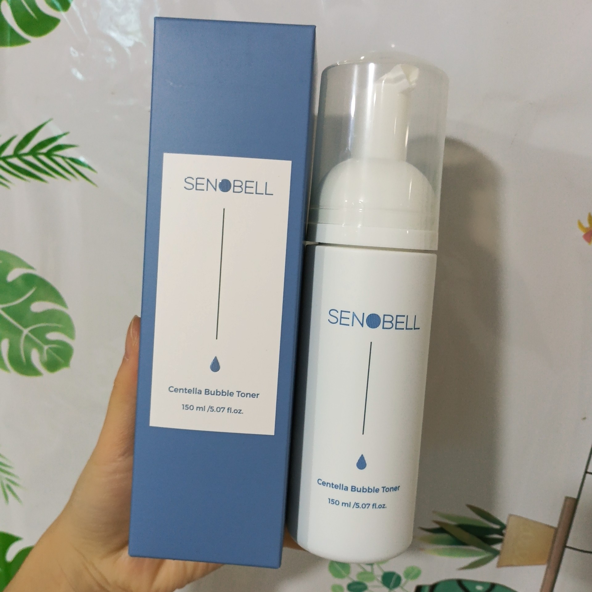 韩国积雪草泡泡爽肤水150ml棉花糖般轻柔微气泡小分子二次清洁水