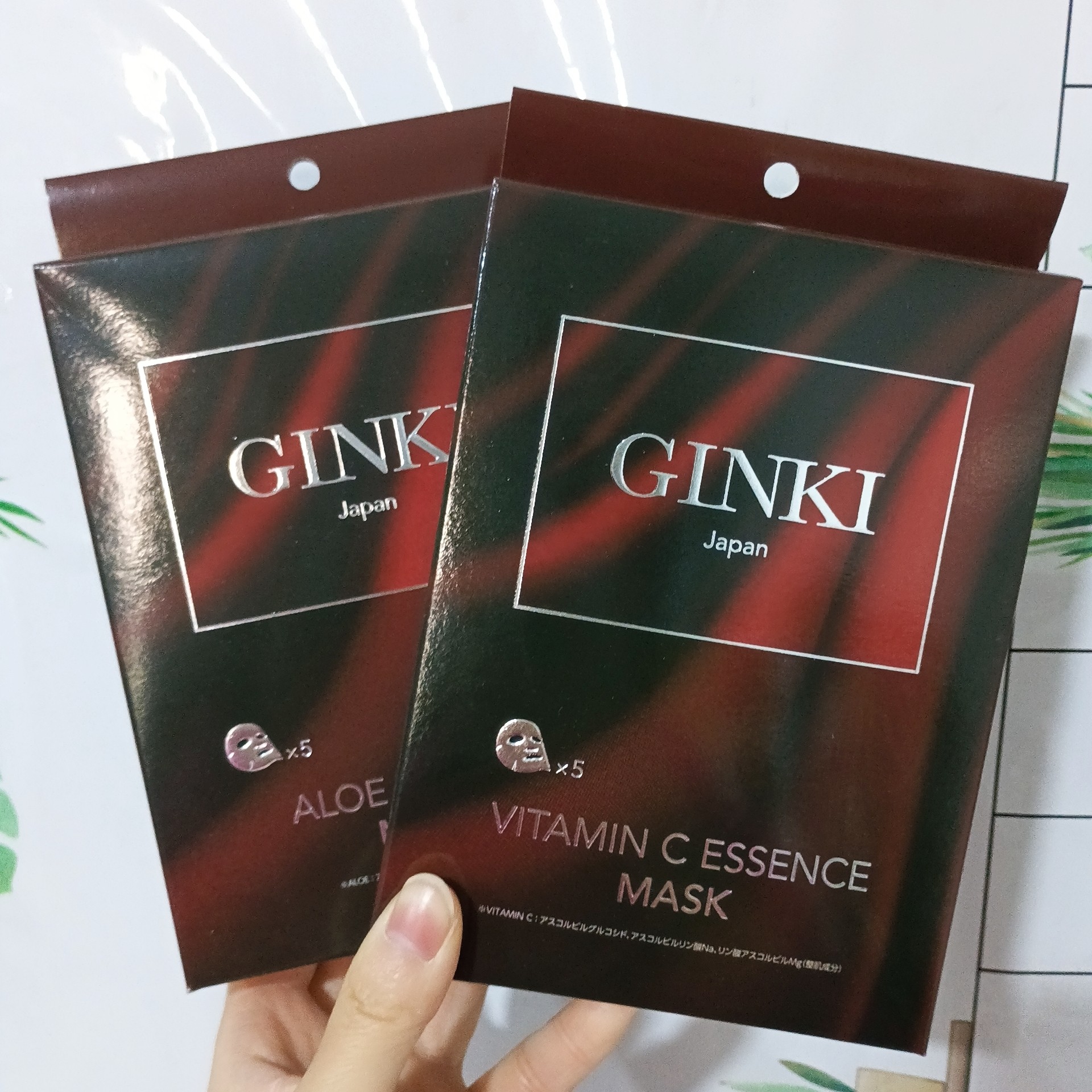 日本GINKI面膜璟~ji面膜贴 5片装 补水保湿滋润修护舒缓柔嫩润肤