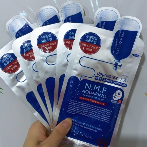 韩国进口美迪惠尔可莱丝水库面膜5片NMF水库保湿锁水面膜贴水润
