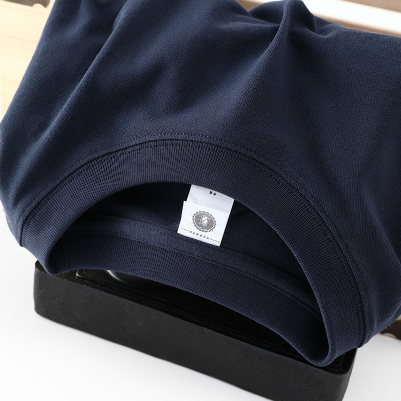 CASUAL STYLE PURE TONES SIMPLE AND VERSATILE [SLIGHTLY LOOSE FIT.260G COTTON] SHORT. SLEEVES FOR MEN AND WOMEN