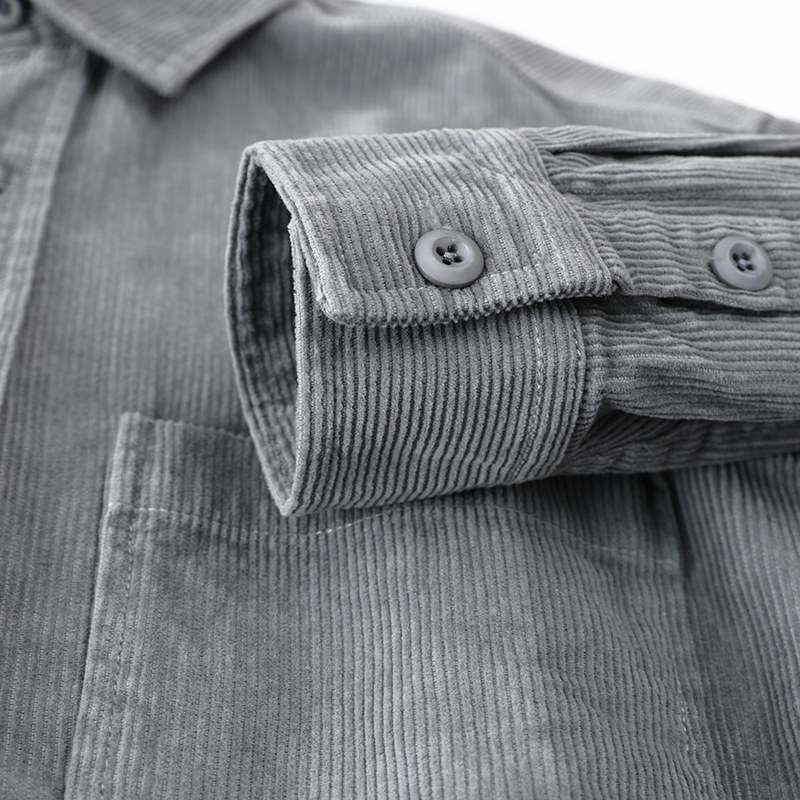 FASHIONABLE AND GLAMOROUS MENS CHOICE  JAPANESE VINTAGE CORDUROY SHIRT MENS JACKET HEAVY WASH